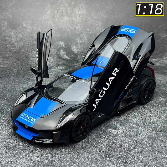 Jaguar C-X75 2015 CX75 Matte black Almost Real 1/18 Sports car model Metal birthday presents A collection of diecast models